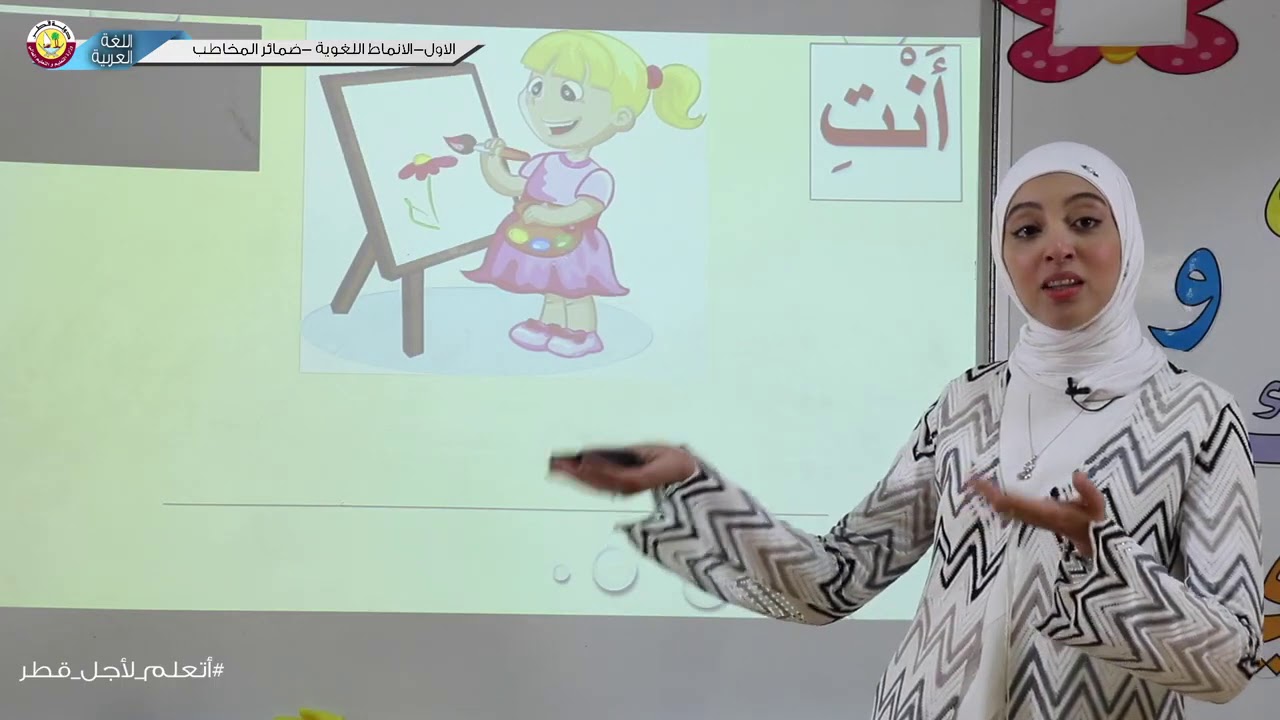 الصف الأول   اللغة العربية   ضمائر  المخاطب صفحة 173