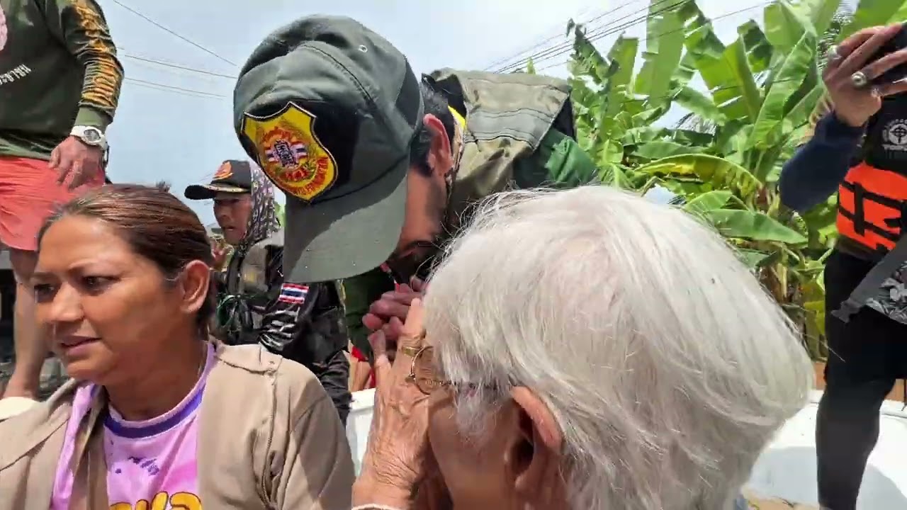 ลงพื้นที่อพยพประชาชน แต่!!เกิดเหตุเรือพลิก 1/10/68