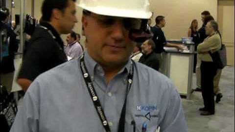 Motorola/Kopin Computer Headset exhibit-booth presentation at the 2009 Embedded Systems Conference