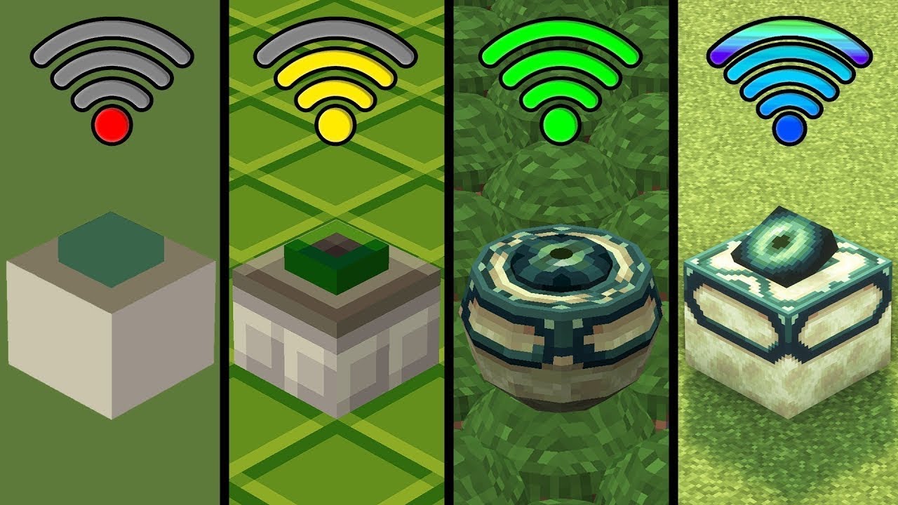 Minecraft Wi Fi Router MINECRAFT pero con DIFERENTES Wi-Fi 😱 - YouTube