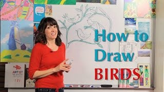 How To Draw Birds - Great Artist Mom