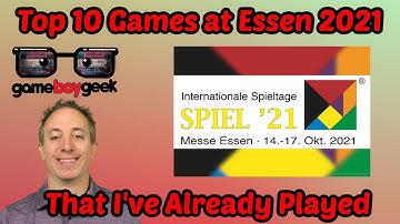 Top 10 Games at Essen 2021 That I Already Played with the Game Boy Geek