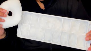 REQ 1317 | SHAVED ICE | DAY 1 | CUBES & BLENDER BOTTOM #iceeatingasmr