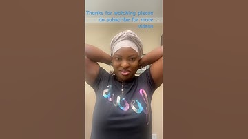 Simple Head wrap #youtube #headwrap #youtubeshorts #turban #tutorial #trending #fashion #howtodo