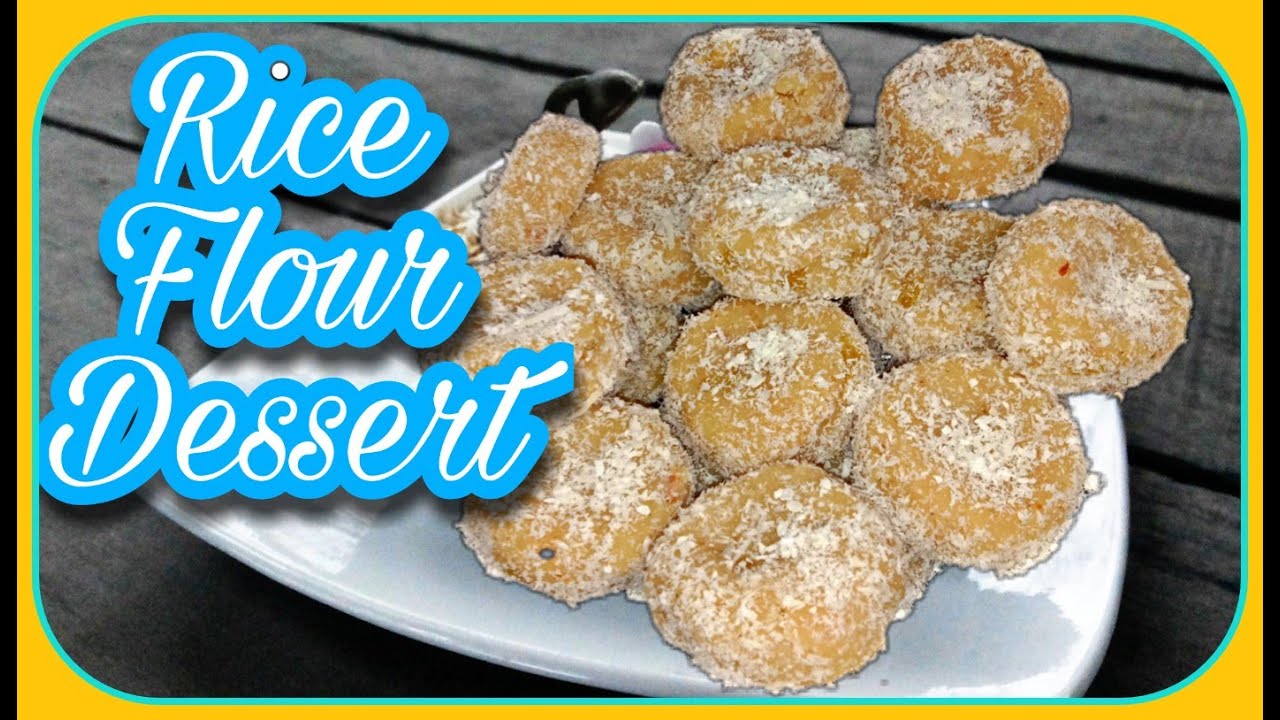 Rice Flour Dessert Quick Dessert Chawal ke Aate ki Mithai Healthy Dessert Quick 
