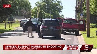 Suspect shot, taken into custody after fleeing from Sedalia police, reversing into patrol car