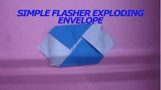 How to make a simple flasher exploding envelop by jeremy shafer