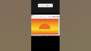 Beautiful easy scenery . MS Paint. drawing. MS Paint drawing #shorts