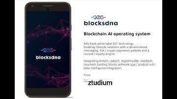 Blocksdna - The New Blockchain AI Operating System SaaS by Ztudium from Dinis Guarda
