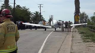Aircraft makes emergency landing on Orange North of Willow, No injuries reported