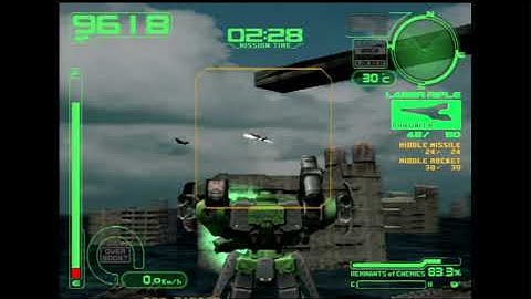 Armored Core 2: Another Age - Hard - Mission - Defend Transport Ship