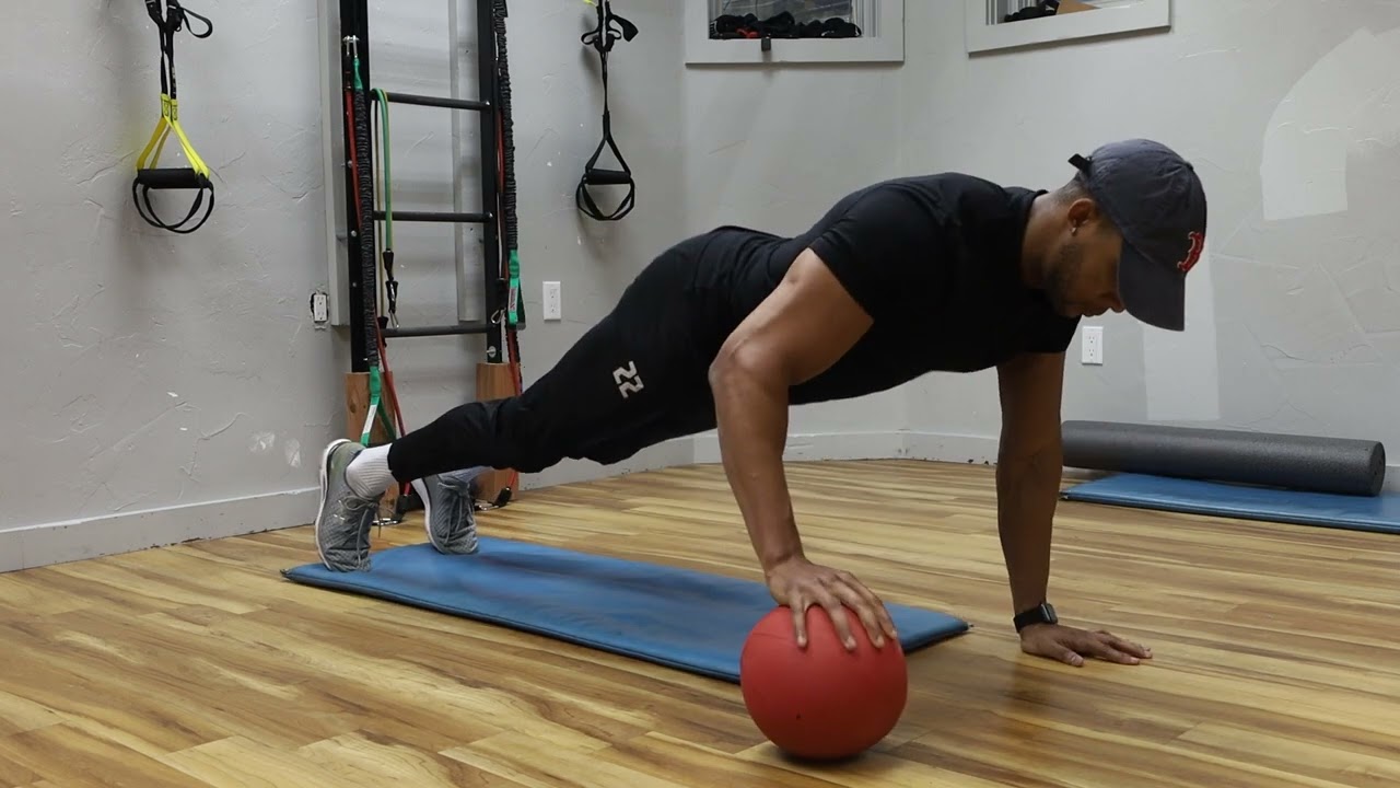 How to Do Medicine Ball Shuffle Push-Ups | Coach Glenn Hattem
