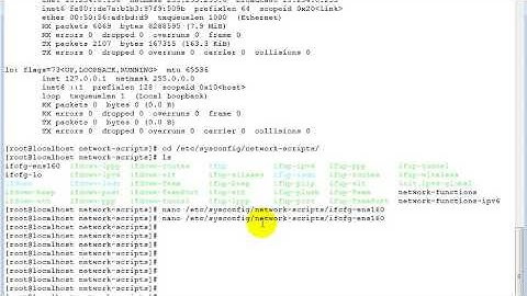 Centos 7 assign a static IP address
