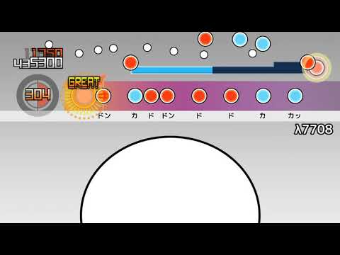 俺のλ7708プレイ【太鼓の達人】