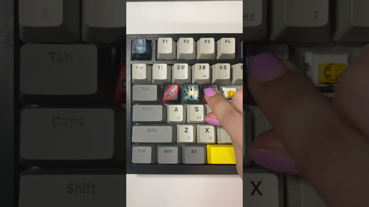 Кастомные кейкапы на Phantom Assassin 