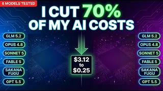 How We Cut 70% of Our Team’s AI Costs - GLM 5.2, Opus 4.8, Sonnet 5, Fable 5, Sakana Fugu, GPT 5.5 screenshot 3