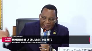 MINISTERE DE LA CULTURE ET DES ARTS : Portrait du Ministre Jean Claude GAKOSSO
