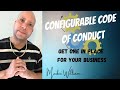 Configurable Code of Conduct