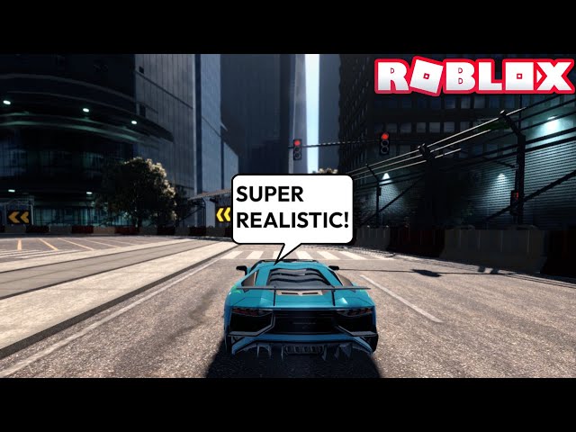 NÃO É NEED FOR SPEED! ROBLOX COM GRÁFICOS ULTRA REALISTAS E JOGOS DE CARROS  