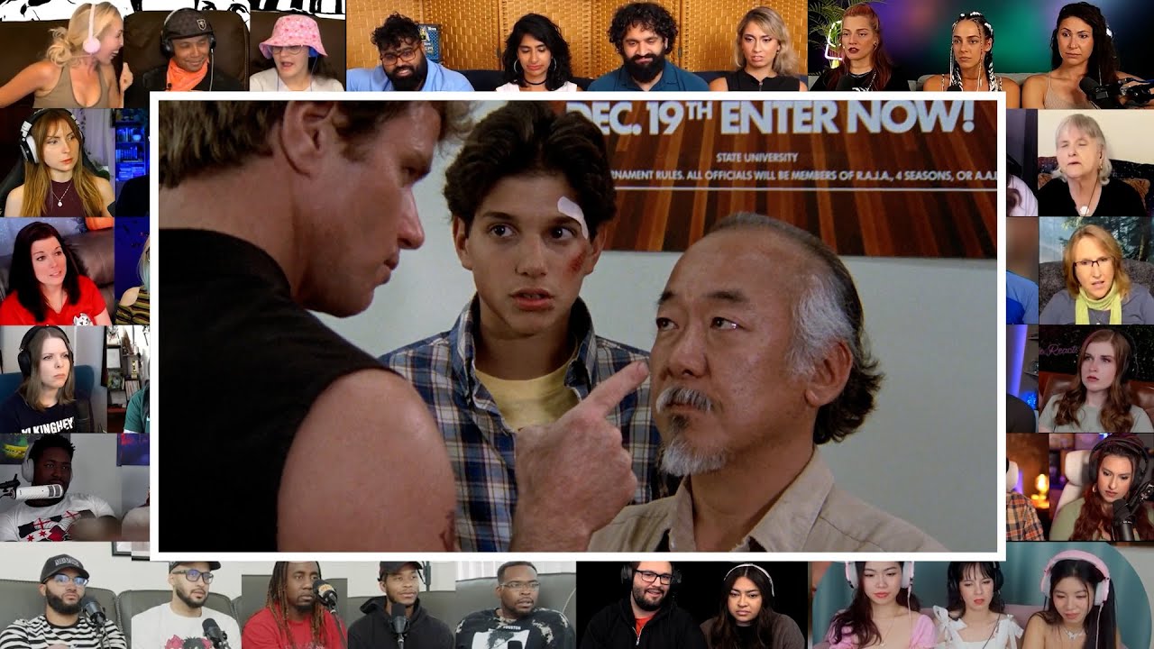 "Leave the Boy alone" Scene | The karate Kid (1984) | Reaction Mashup