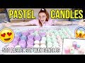 MAKING 500 PASTEL CANDLES & SELLING THEM FOR CHARITY | AUSTRALIAN BUSH FIRES