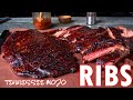 Smoked Pork Spare Ribs | BBQ Ribs with Vinegar Mop Sauce | On The Outlaw Smoker