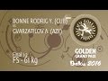 GOLD FS - 61 kg: A. GVARZATILOV (AZE) df. Y. BONNE RODRIG (CUB), 9-0