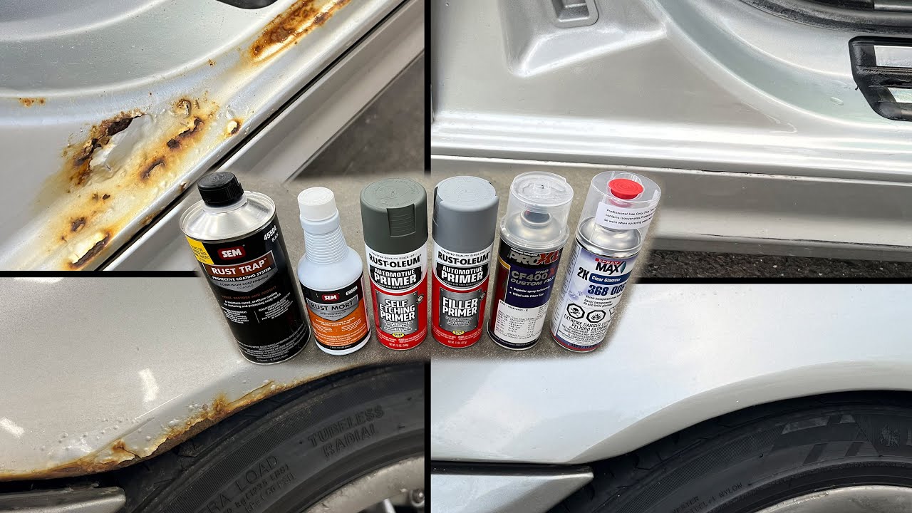 Fixing Rust With Only Spray Cans (Paint Blending)