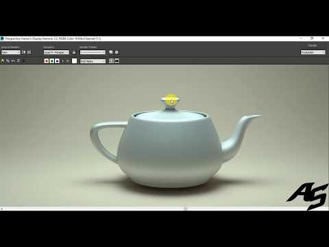 3DS Max Tutorial -Vray Aluminium  settings in VRay for 3ds Max.