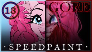 Pinkie Pie's Bi-Mania (Gore/+13) MLP Speedpaint