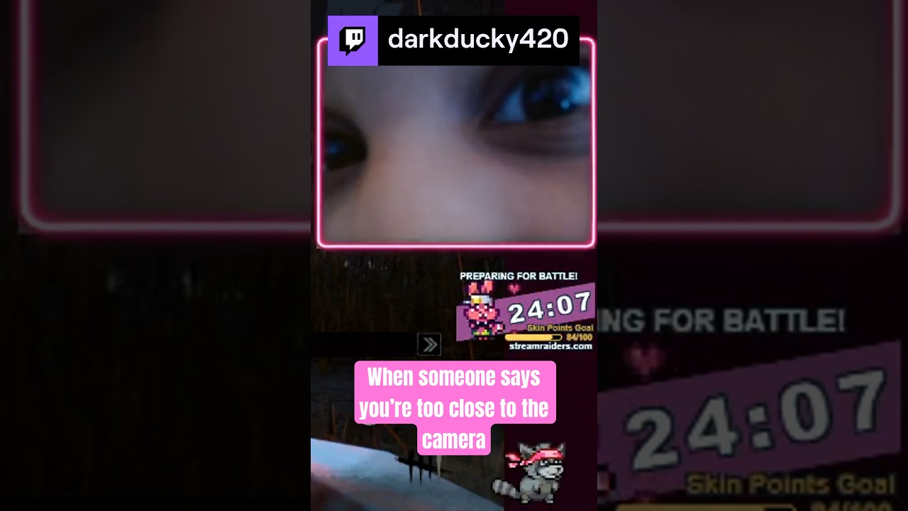 If they say you’re too close, just get closer #twitchclips #camerazoom