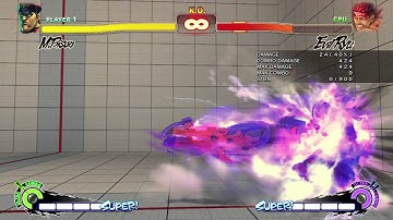 USF4 M Bison 520 Damage Red Focus Ultra 1 Combo