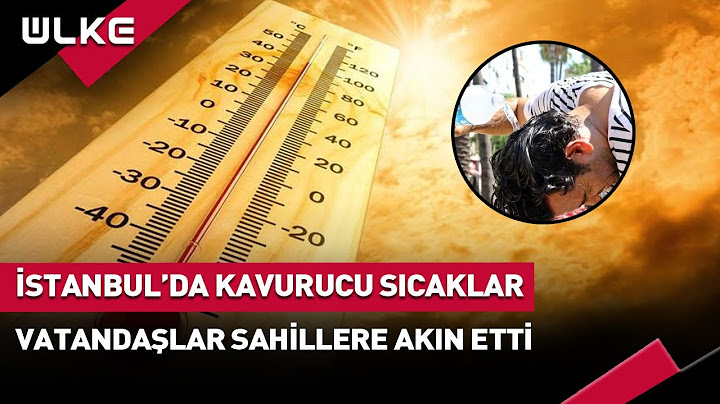 İstanbul'da Kavurucu Sıcaklar! Vatandaşlar Sahillere Akın Etti