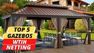 Escape Bugs! Top Gazebos with Netting in 2024!