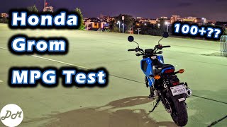 2022 Honda Grom - Fuel Economy Test | Real-world MPG and Range