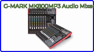 REVIEW (2025): G-MARK MK800MP3 Audio Mixer. ESSENTIAL details.
