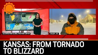 From Tornadoes & Hail to A Blizzard: All in a Kansas Day's Weather