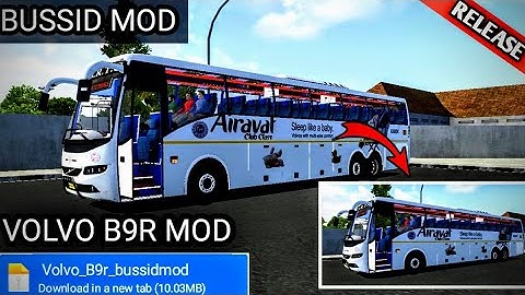 Volvo B9r 🔥🔥Bus Mod Bussid | Volvo Bus Mod In bussid | bussid new bus mod | Bus simulator indonesia