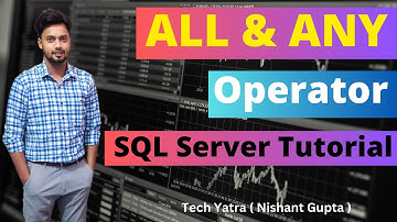 All and Any Operator in SQL Server #sql #sqlserver #sqlqueries #sqlforbeginners #ssms #techyatra