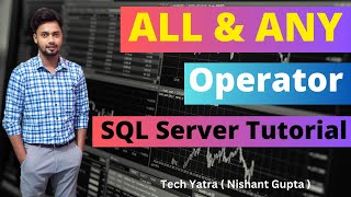 All And Any Operator In Sql Server
