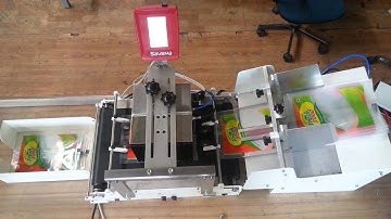 SAVEMA 53*50 Intermittent TTO with Feeder and Conveyor Belt