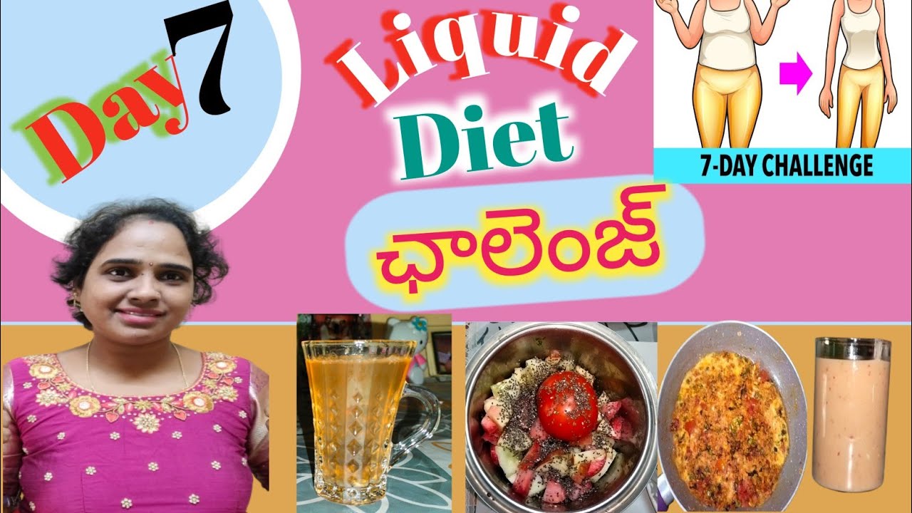 Day 7 liquid diet challenge for weight lose/healthy weight lose/vegetable juice/oats omelette