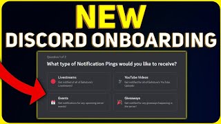 Discord's New INTEGRATED Reaction Roles! (Discord Onboarding Overview)