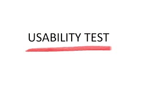 Usability Testing - E01