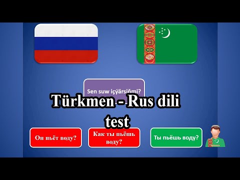 Русский - туркменский язык №1
