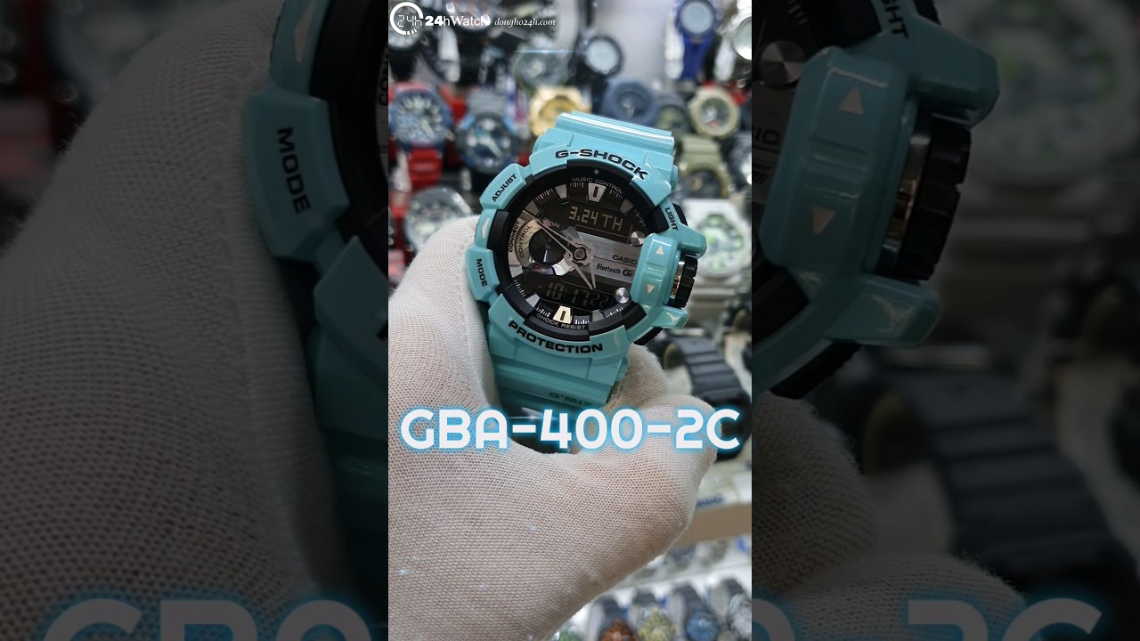 G'mix Kết nối Bluetooth với điện thoại GBA-400-2C. [TRỢ GIÁ 25%] 24h Đại lý Casio chính hãng AK