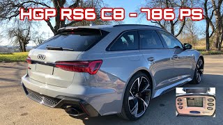 2020 HGP Audi RS6 (C8) - 786 PS | inkl. Technikpart | 0-200 km/h Racelogic 🔥🔥🔥