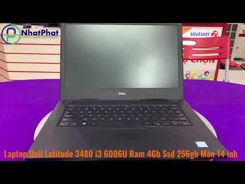 Review Laptop Lướt Dell Latitude 3480 i3-6100