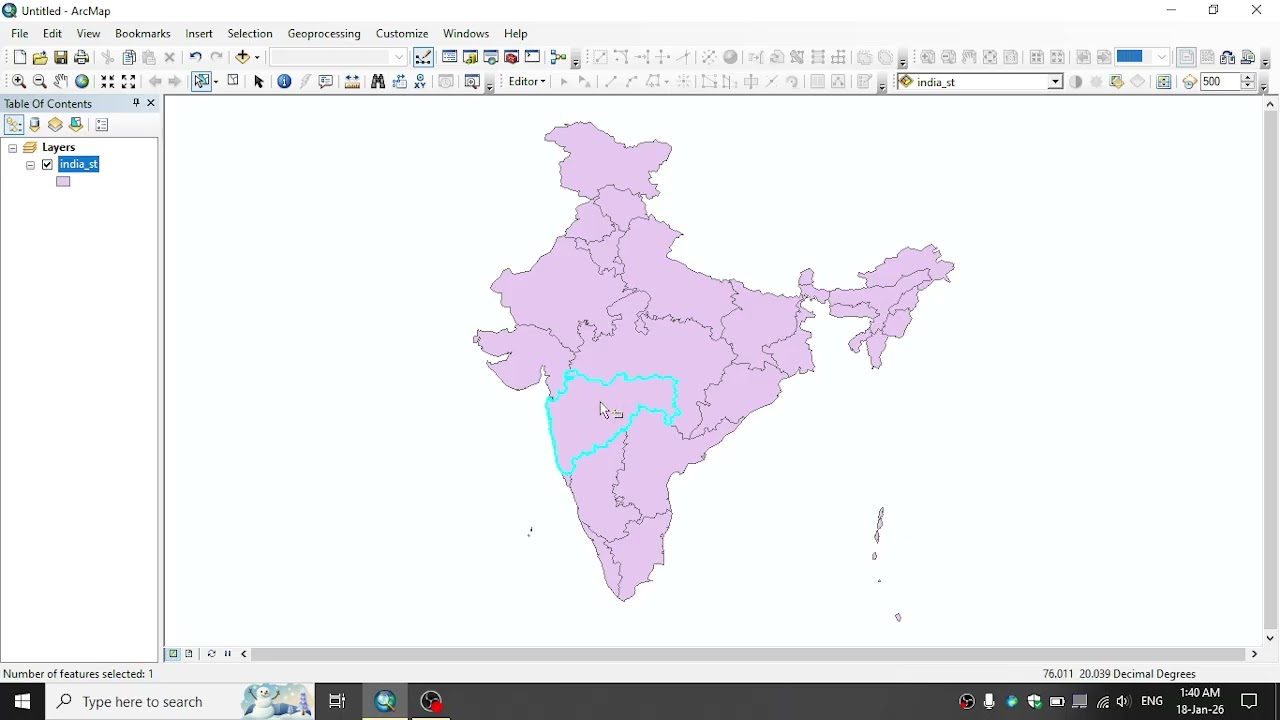 ArcGIS सॉफ्टवेअरच्या साहाय्याने Feature Extraction करणे | Feature Extraction Using ArcGIS Software