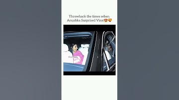 When Anushka surprised Virat😍💝🎀 #anushkasharma #viratkohli #love #virushkalove #cute #cricket